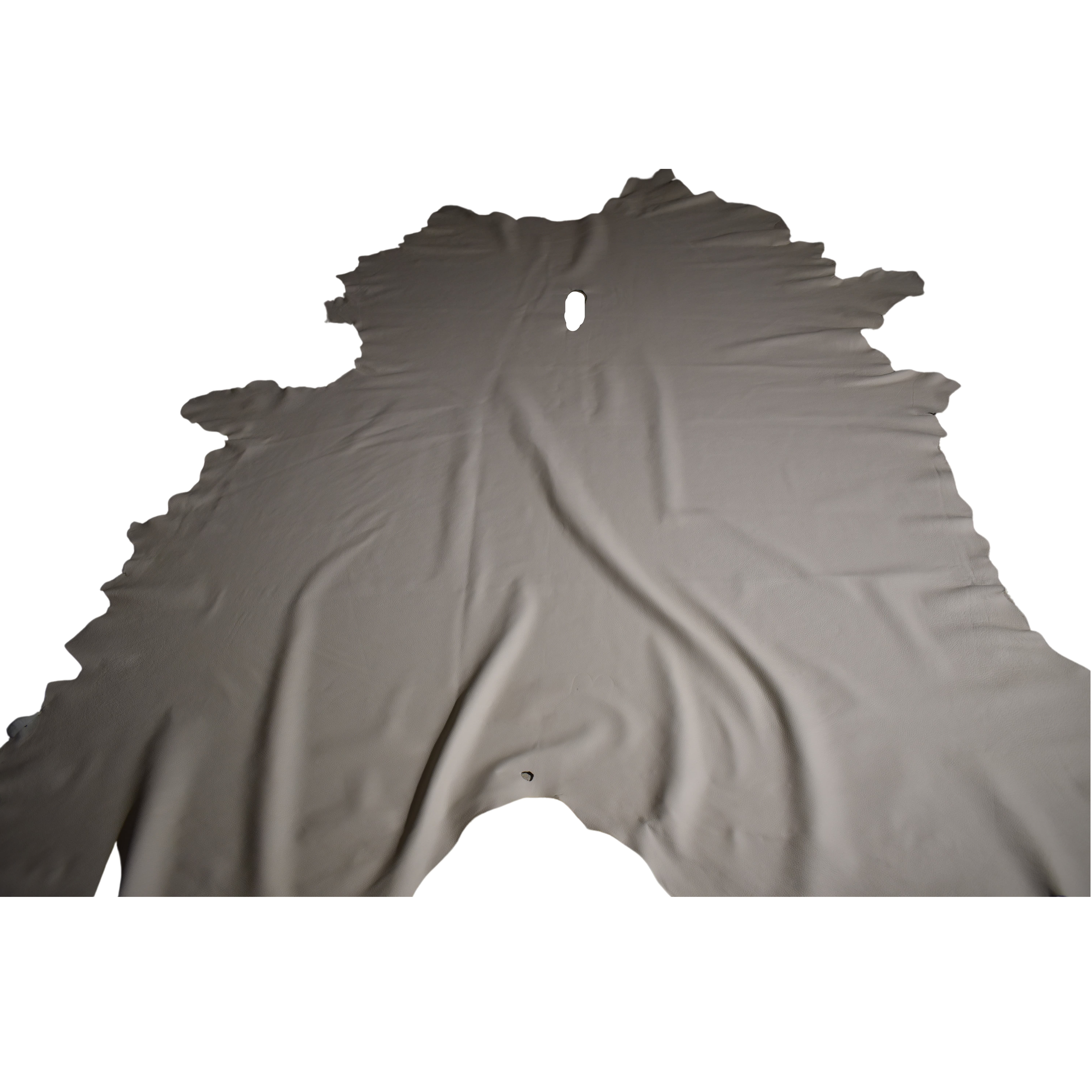 Beige Grain Cowhide with Uniform Dollar Print in All Leather. Ideal for Bags and Furniture