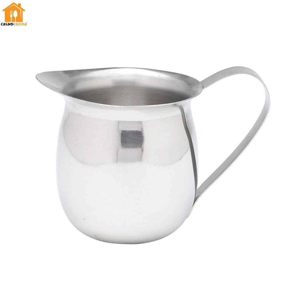 Ski Group Of Stainless Steel Supper Silver Bell Creamer For Milk And Coffee