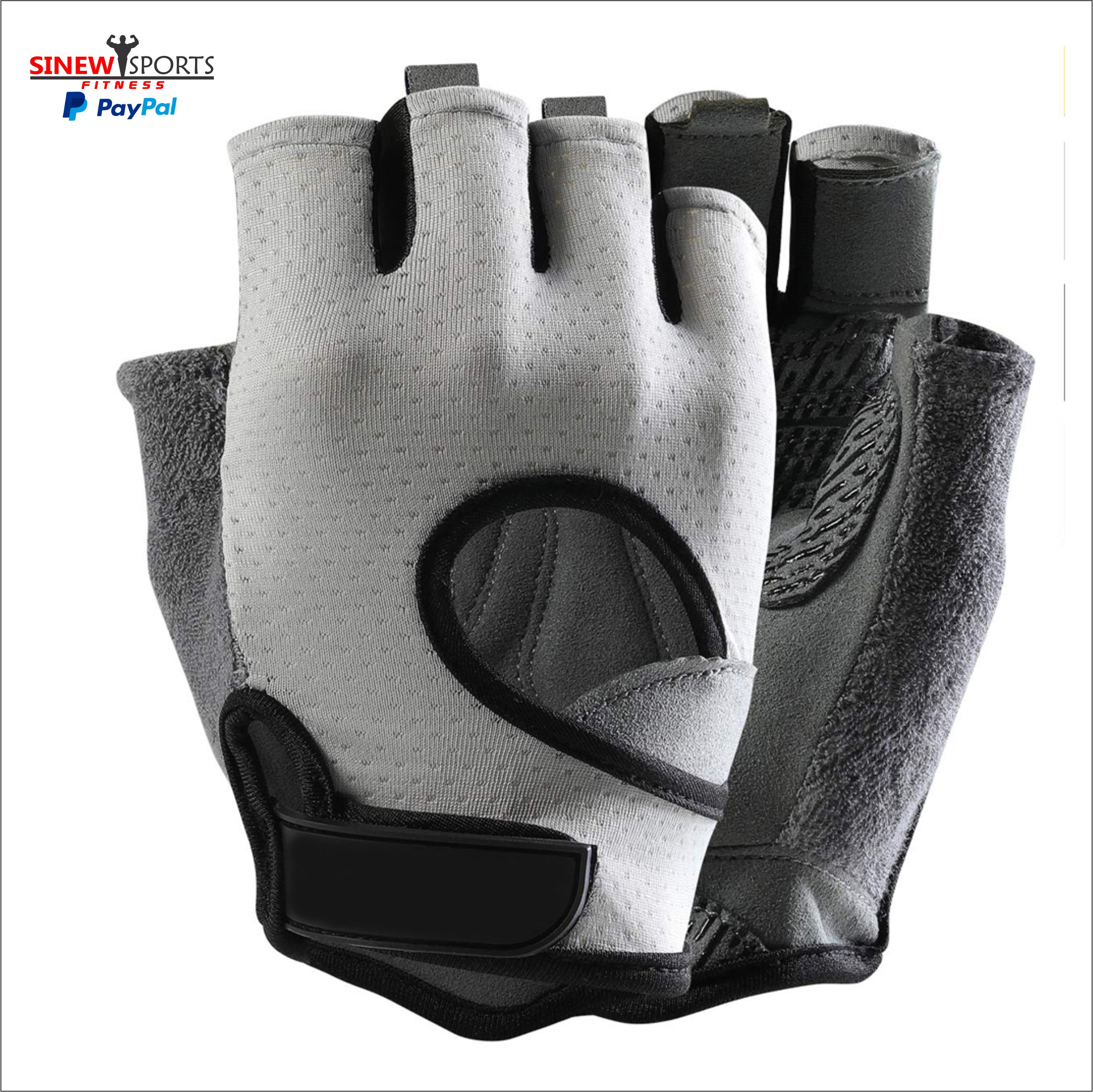 GYM Weightlifting Exercise Half Finger Gloves for Men