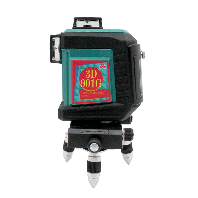 lazer level green beam laser cross 12 line self leveling 3d auto rotary construction laser level 360 degree machine tool