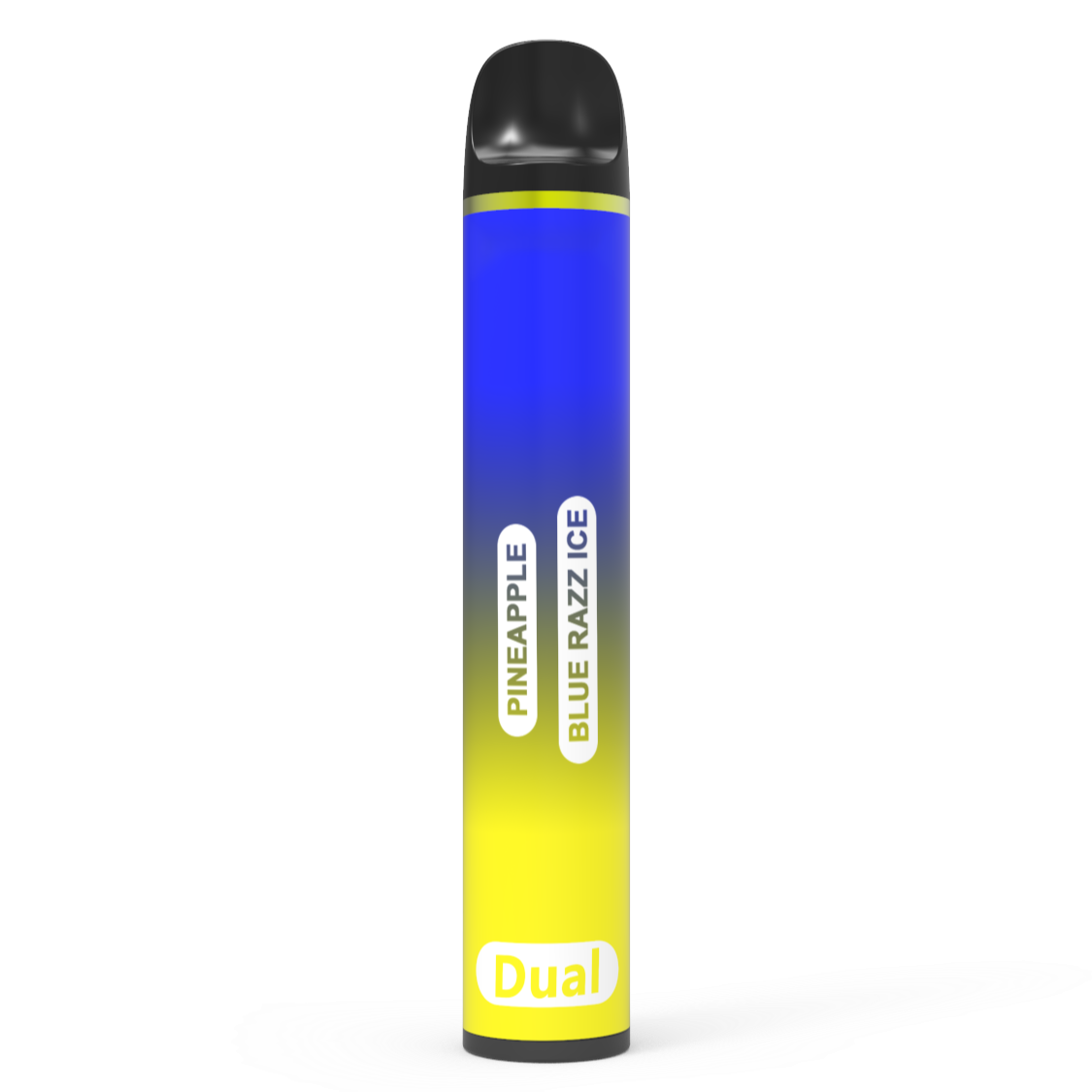 Ecig Rich Color Dual Switch 1800P Shaped Tube Internal Battery Prefilled Precharged Simple Built Starter Kits ENDS Disposable