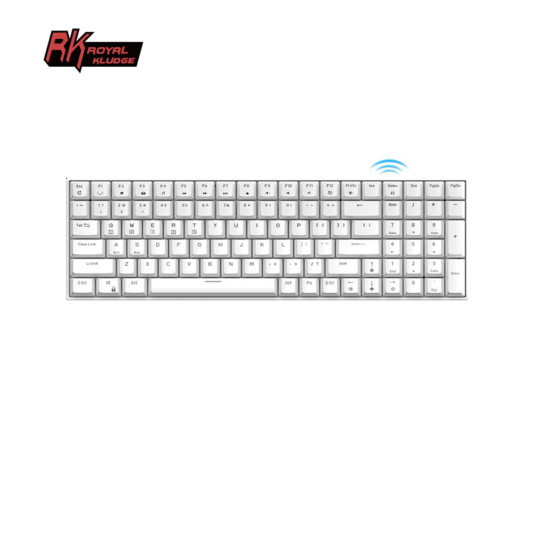 Royal Kludge RK100 2,4g офисный персонализированный компьютер Шэньчжэнь универсальная Механическая белая oem RK 100 игровая клавиатура oem rgb и мышь