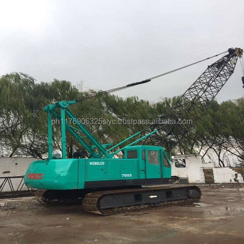 Б/у гусеничный кран 55 тонн kobelco 7055, в наличии
