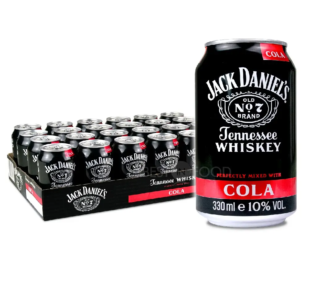Wholesale Jack Daniels Cola Cans Price From Manufacturers Supplier / Jack Daniel's Cola 24 x 330ml Cans