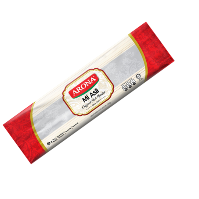 Hot Selling Malaysia High Quality ARONA Brand Stick Noodle 250g - Original Halal Certified for Soup Noodle Fried Noodle