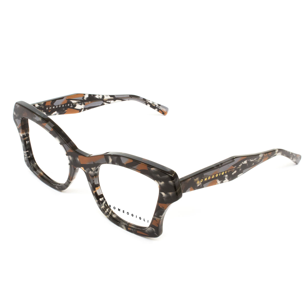 ITALIAN DESIGN CAT-EYE FANTASY GREY OPTICAL FRAME FOR EVERYLOOK RGV.15D-PP GHV 51-21-145
