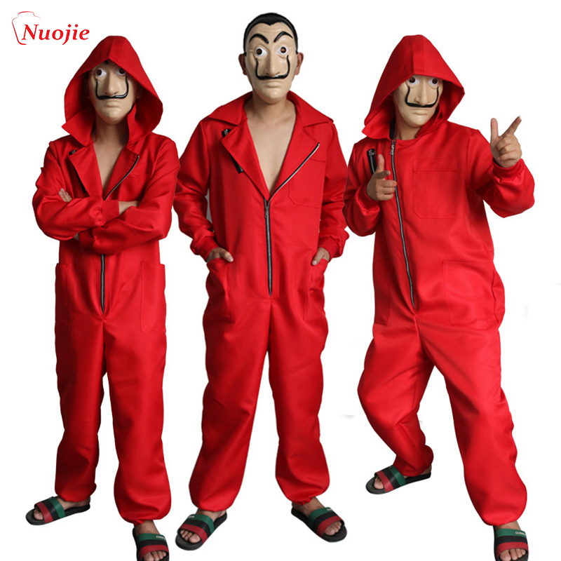 Деньги, костюм La Casa De Papel праздничный костюм на Хэллоуин бумага дом Сальвадор для мужчин и женщин для взрослых унисекс/