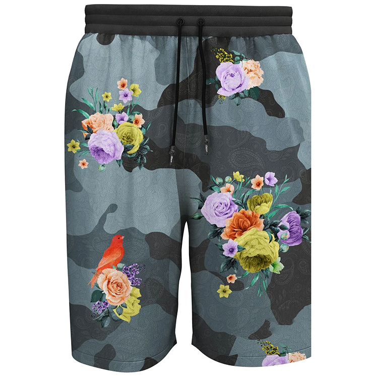 Floral Print Short 2021 Hot Sale Best Quality Women Custom Loose Fit Night Wear Sports Running Girls Shorts