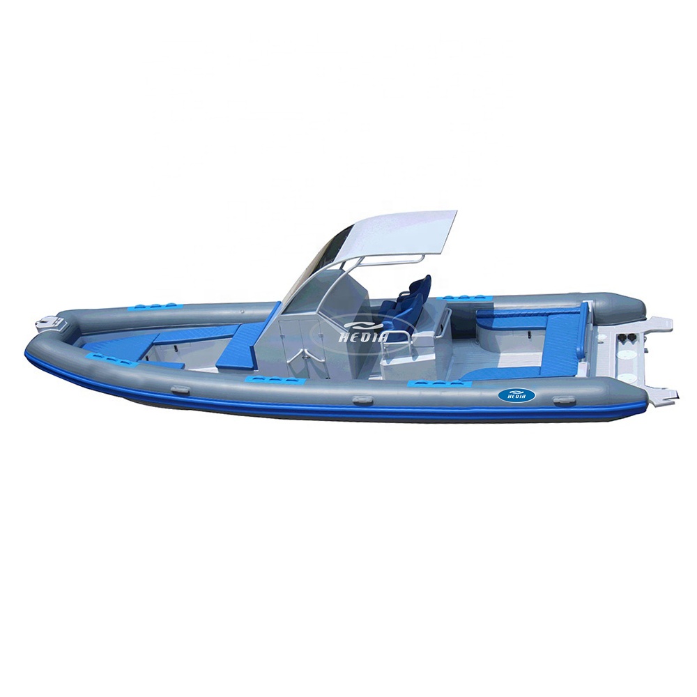 Роскошная немецкая RHIB 860 28,7ft алюминиевая надувная лодка hypalon orca dinghy