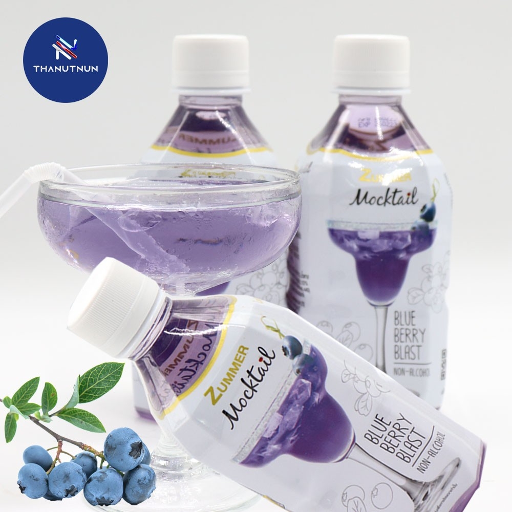 Напитки со вкусом голубой ягоды Mocktail, имеется смесь концентрированного белого виноградного сока, смешанного с лимонным соком