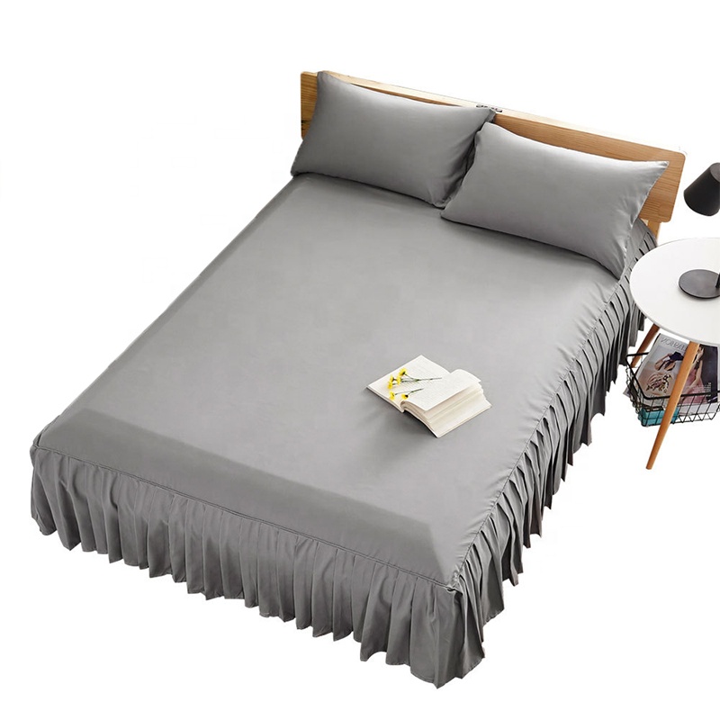 Massage Bed Skirt 100% Polyester Ruffled Bed Skirt