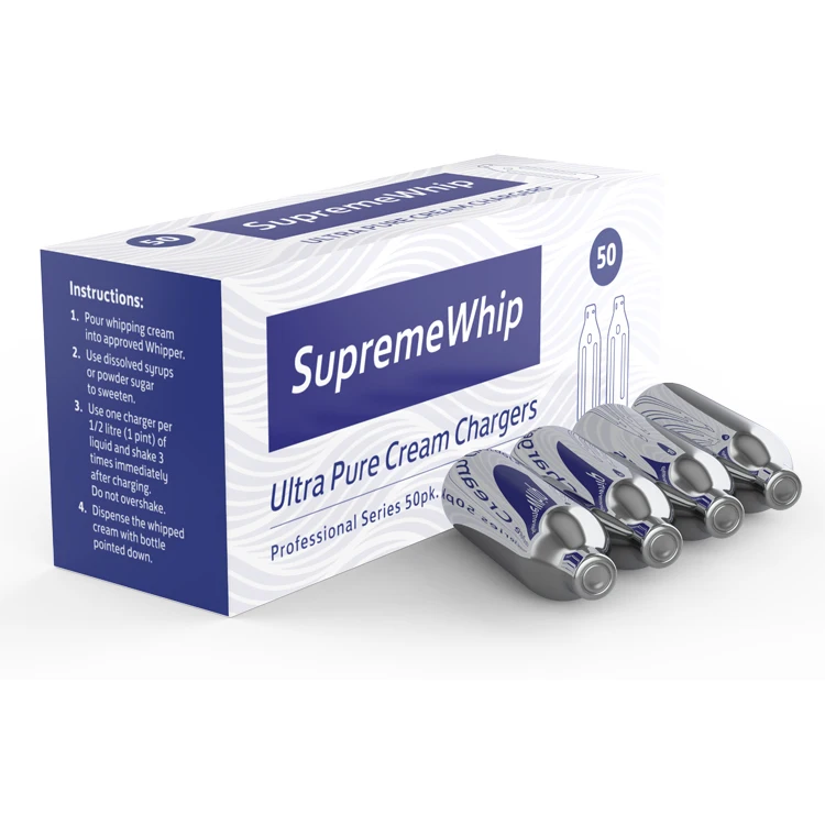 8,2g 50 Упаковка SupremeWhip взбитые сливки зарядные устройства оптом поставщик из Нидерландов
