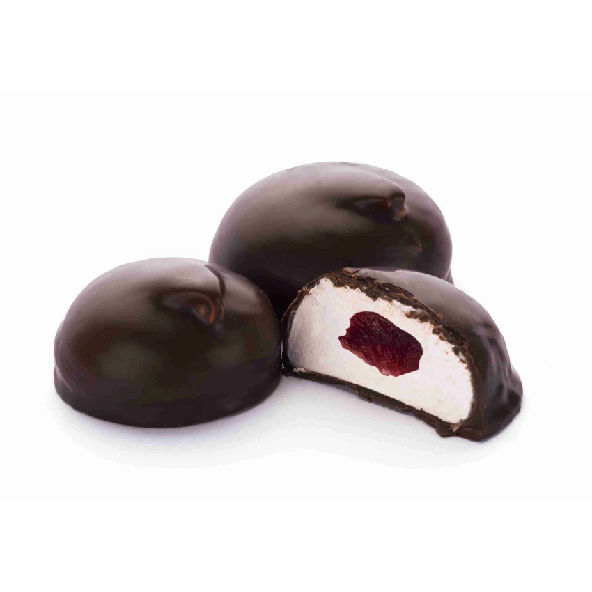 marshmallow glazed with chocolate / unglazed marshmallow in assortment filled with jam OEM private label