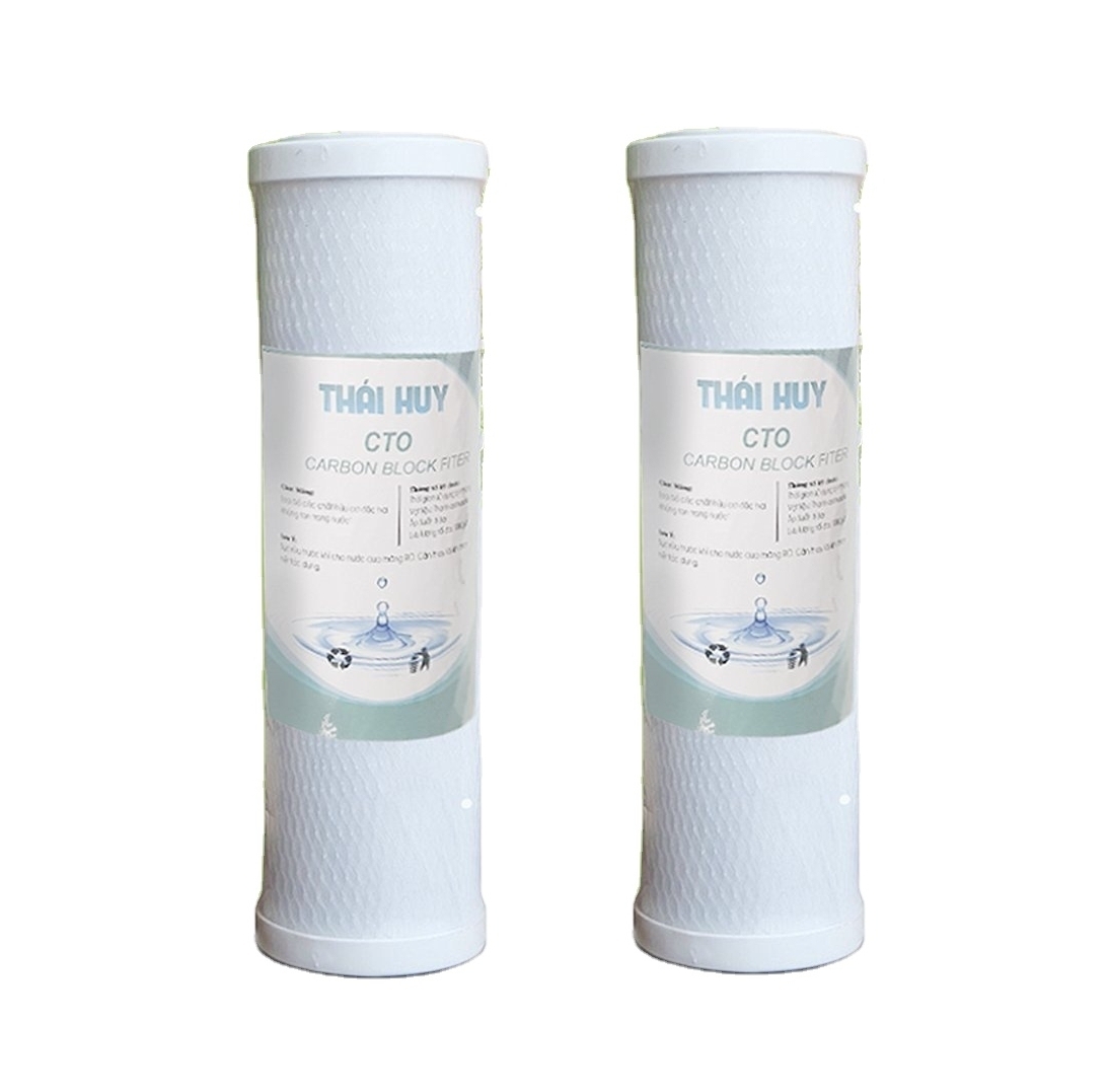 Top Rated Water filter element Block compressed carbon filter element with activated anthracite material