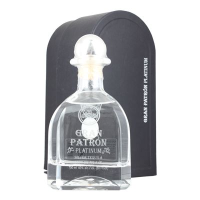 Patron Gran Platinum Blanco teквила 70cl Высококачественная бутылка, банка (луженая) упаковка покровитель серебро с неограниченным сроком годности от MX