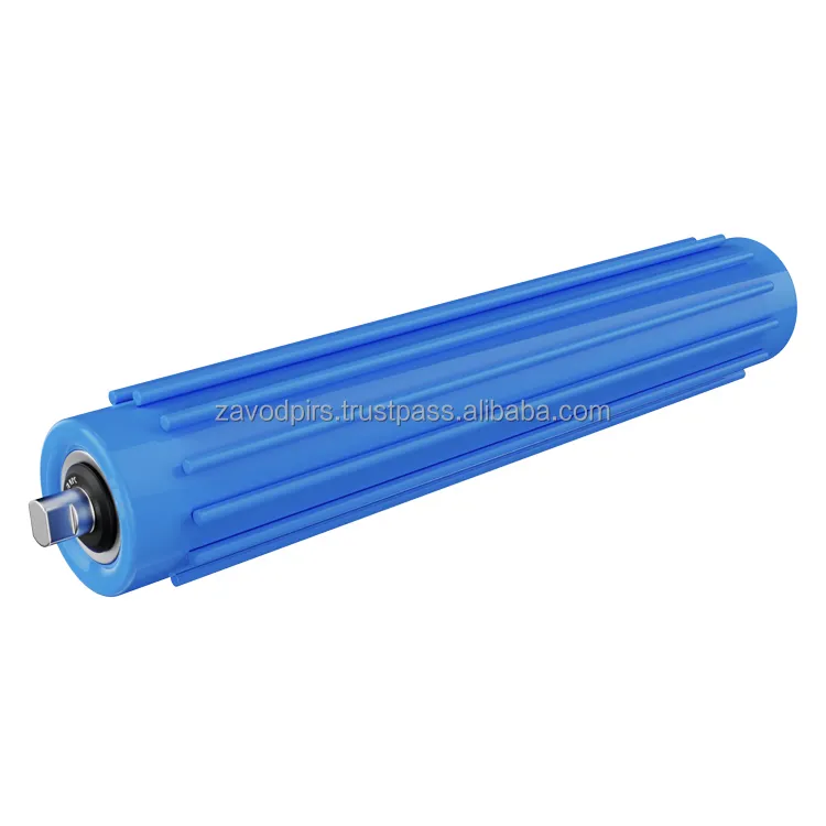 Qualitative shaking rollers for conveyors mainly handling bulk materials additional cleansing  roller