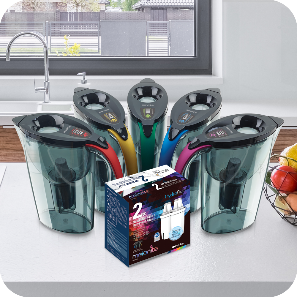 Novita SG HydroPlus кувшин для воды NP3290UF и набор фильтров для воды (комплект)