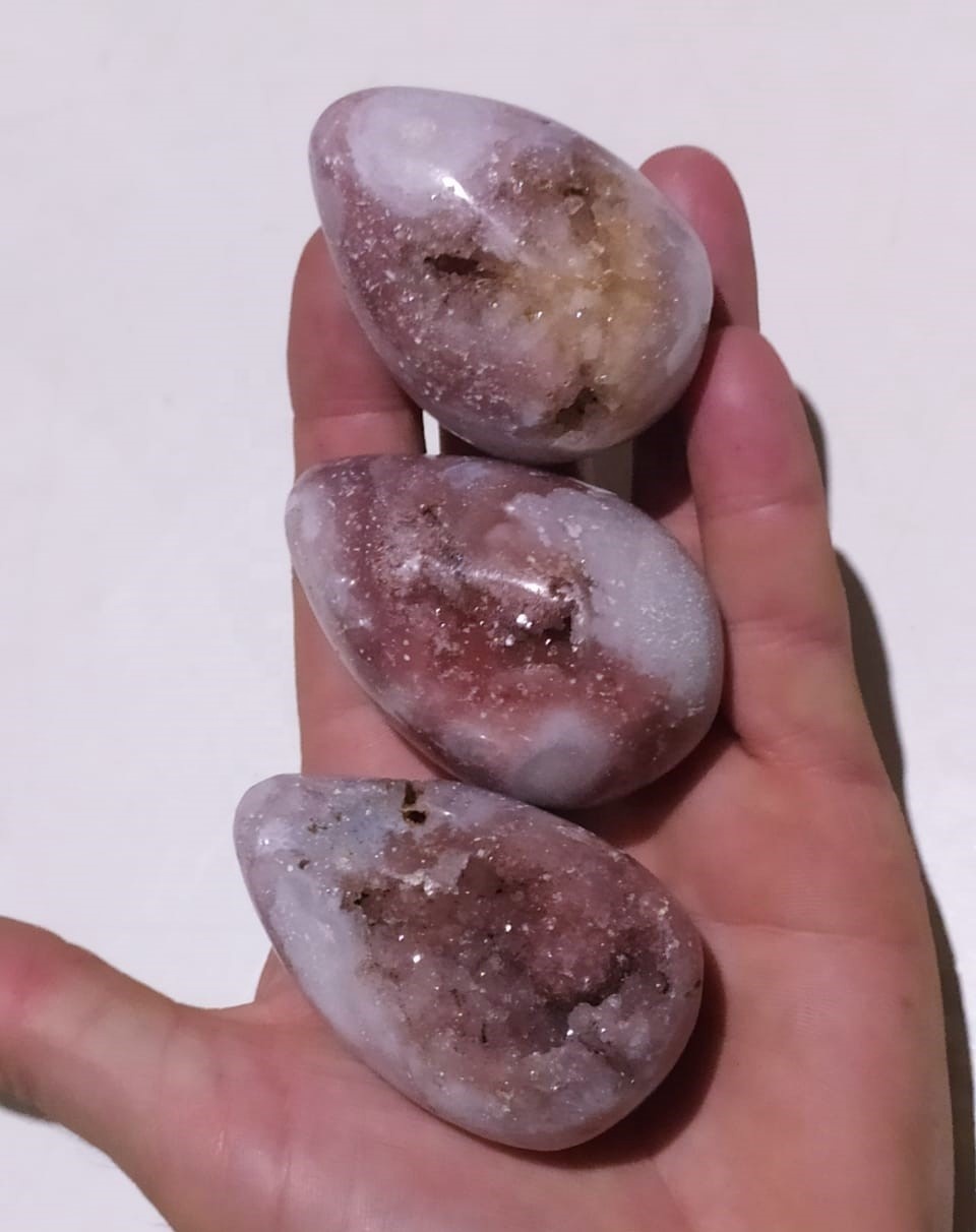 PINK AMETHYST GEODE MINI EGG - PINK AMETHYST MINI EGG - PINK DRUZY MINI EGG