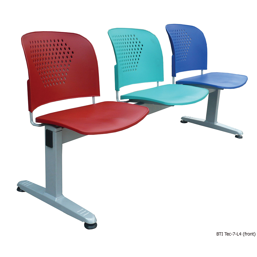Lecture Stadium Auditorium Chair TEC 7-L4 Long Lasting Solid Strong Moulded Metal Pedestal Polypropylene Writing Tablet