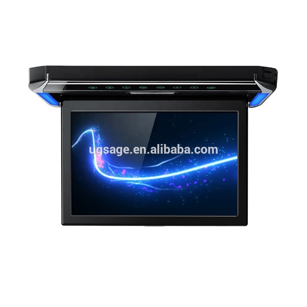XTRONS 1080P 12,1 "монитор с большим экраном с откидной крышей, автомобильный MP4-плеер