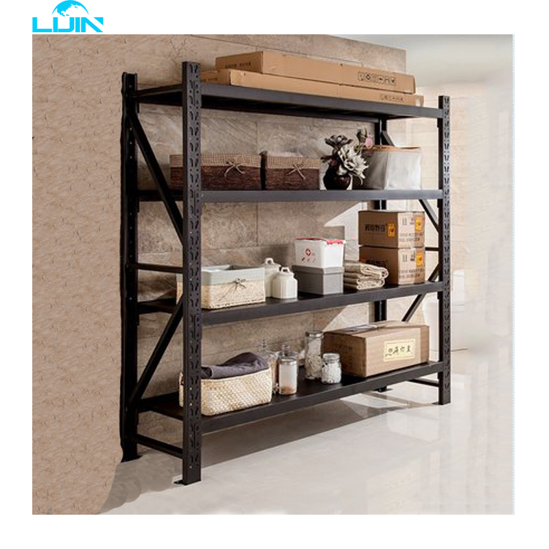 LIJIN SHELF 4 tier assembled light-duty slotted angle warehouse storage rack