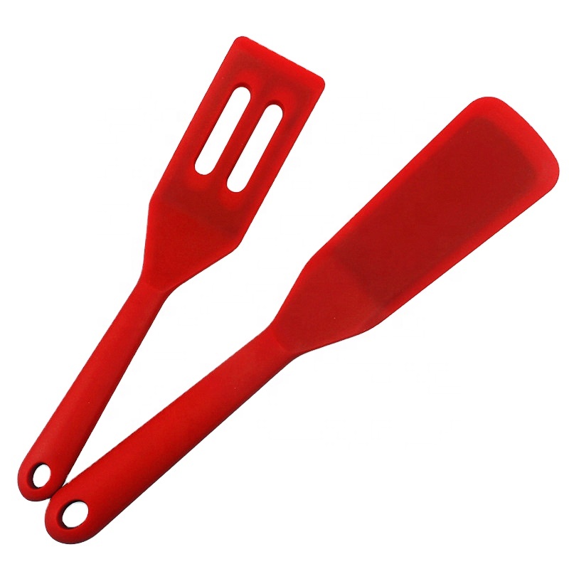 New 2PCS set silicone cookie and Egg spatula Family steak pan pan and fried spatula kitchen baking tool