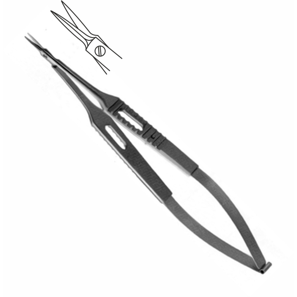 KOSHIMA MICRO VANNAS SCISSORS, STRAIGHT, ULTRA FINE, for extremely small and fine blood vessels