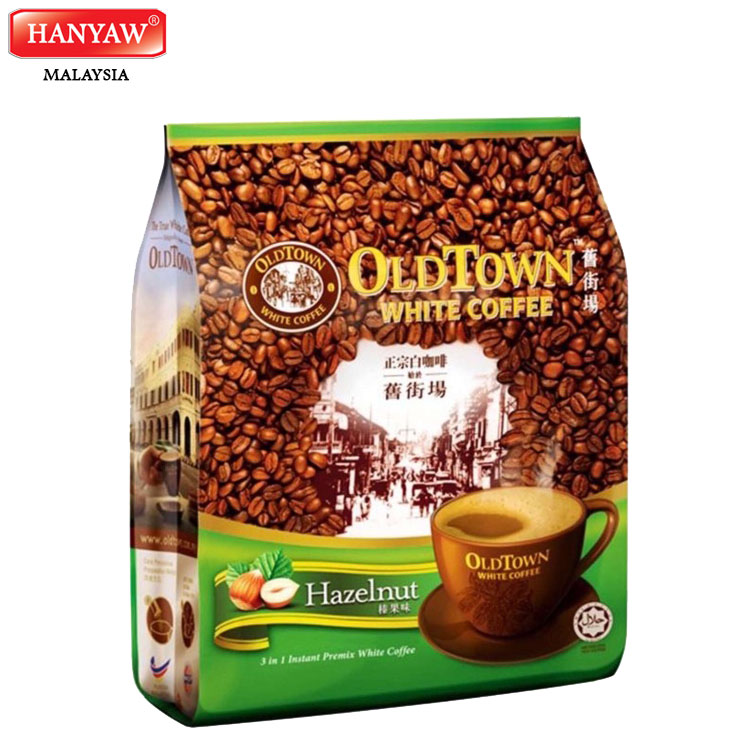 [Malaysia] Fast Shipping + Halal Certified OLDTOWN White Coffee Hazelnut Classic Instant Coffee (15 Bags x 38g x 15 Stick /Ctn)