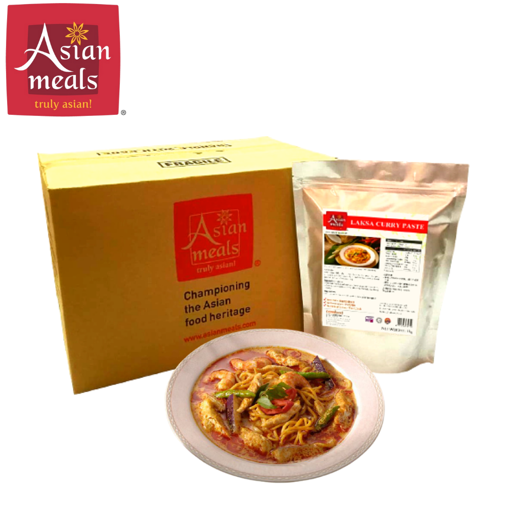 Best Selling Malaysia Brand Laksa Noodles Quick Cook Instant Mee Curry Soup Paste Halal Spicy Flavor Chili Bag Halal Certified