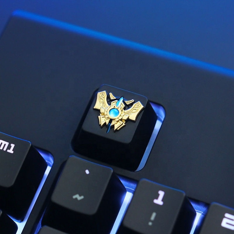 NEW in stock 1pc Artisan Zinc Aluminum Alloy ESC Keycaps for Mechanical Keyboard DOTA2 OW SC2 R4 Height Stereoscopic Relief