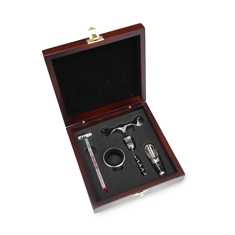 Waiter's Friend, 3 in 1 Corkscrewr, Pourer, Collar, Thermometer, Bar Sets