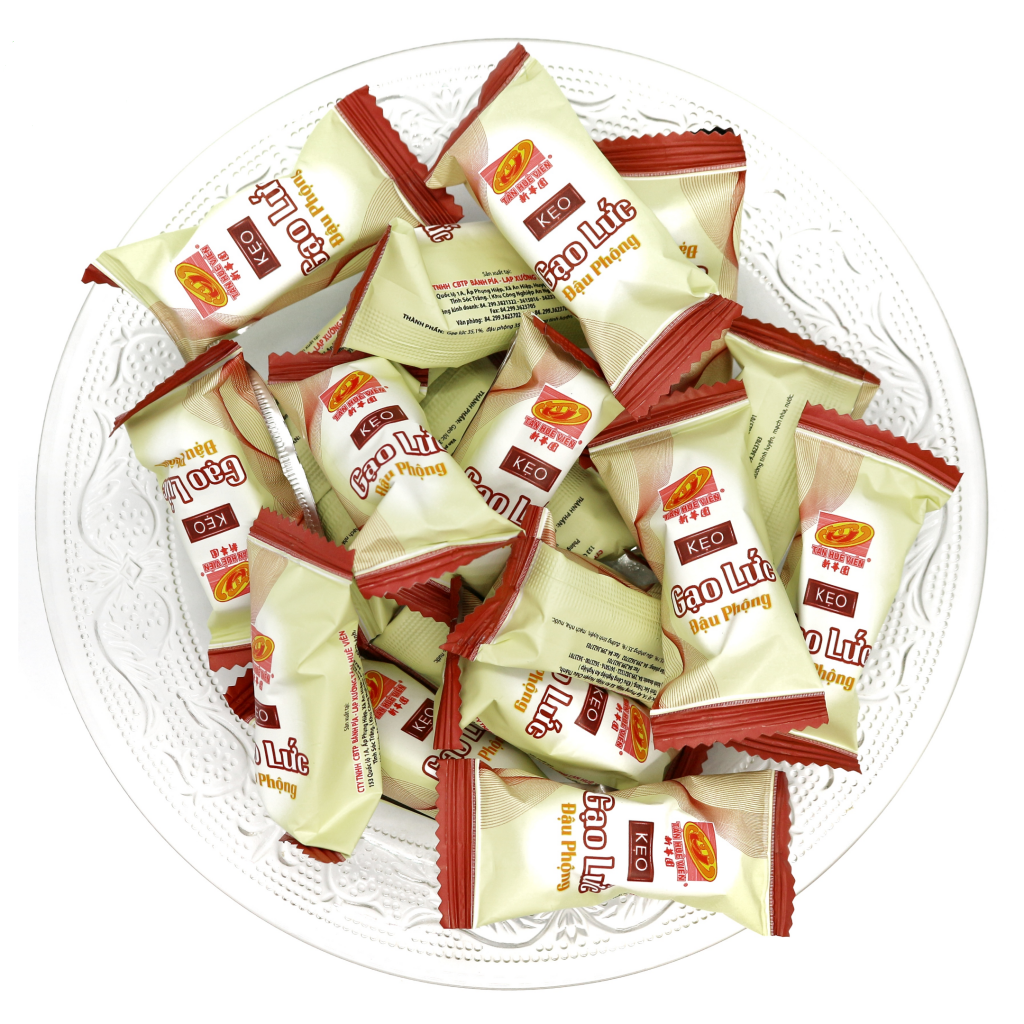 High Quality Viet Nam Factory Price Brown Rice Peanut Candy 200gr Made In Viet Nam