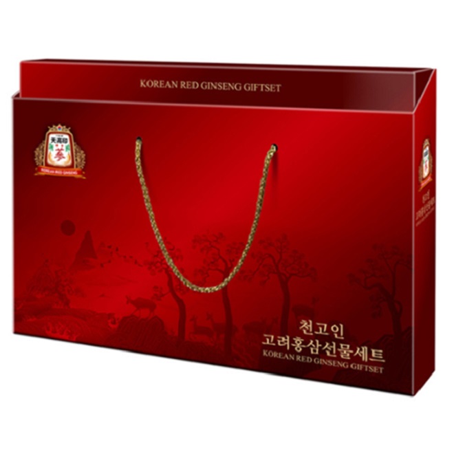 [Cheongoin]Authentic Korean red ginseng gift set 5(Honeyed Korean red ginseng 30gx4 + Honey sliced Korean red ginseng 15gx8)