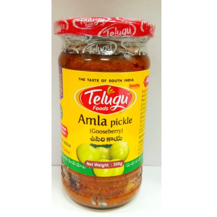 Индийская пикль, оптовая продажа, вкусный Amla Telugu, стеклянная бутылка Марин для здоровья, 300 г, упаковка Мейсона