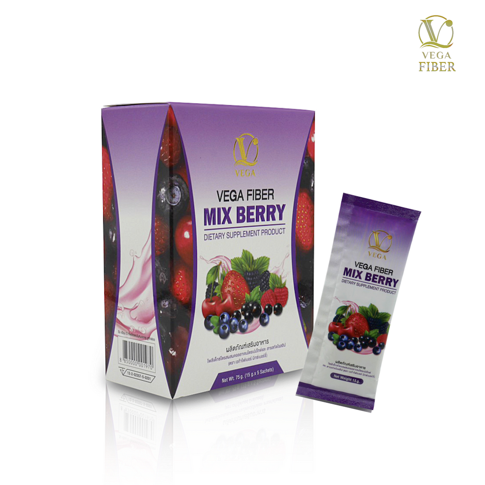 Детокс Детоксикация и коллаген Vega волокно микс ягодный вкус порошок форма пищевая добавка продукт