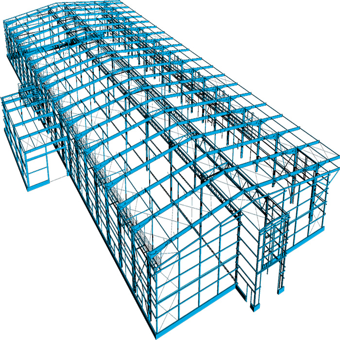 Индивидуальный дизайн, чертеж Autocad, низкая стоимость, изготовление строительной стальной конструкции, промышленный завод, цех для сараев