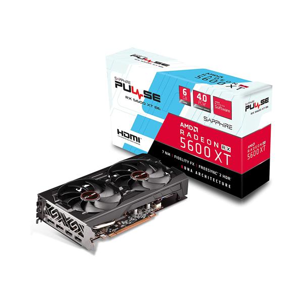 Новый запас Sapphire 11296-05-20G Radeon Pulse RX 5600 XT 6 ГБ GDDR6 / Dual DP OC