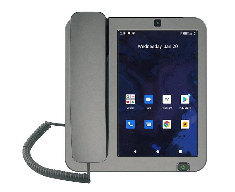 Новая Sim-карта Android фиксированный беспроводной Настольный телефон KT5(3C) сенсорный экран смартфон видео