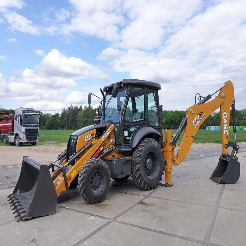 High Performance Emission Standard New EX Series Backhoe Loaders from CASE Engineering Construction Machinery 2 0 Tons
