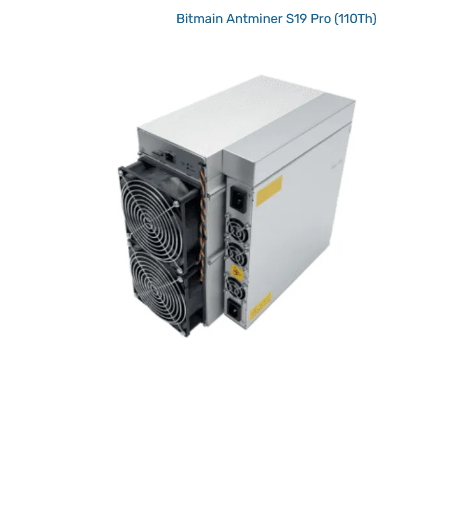 Наиболее прибыльный Antminer S19 PRO 110th/S, Биткойн-Майнер S19 PRO 110th/S S19 100t, Майнер Asic + блок питания