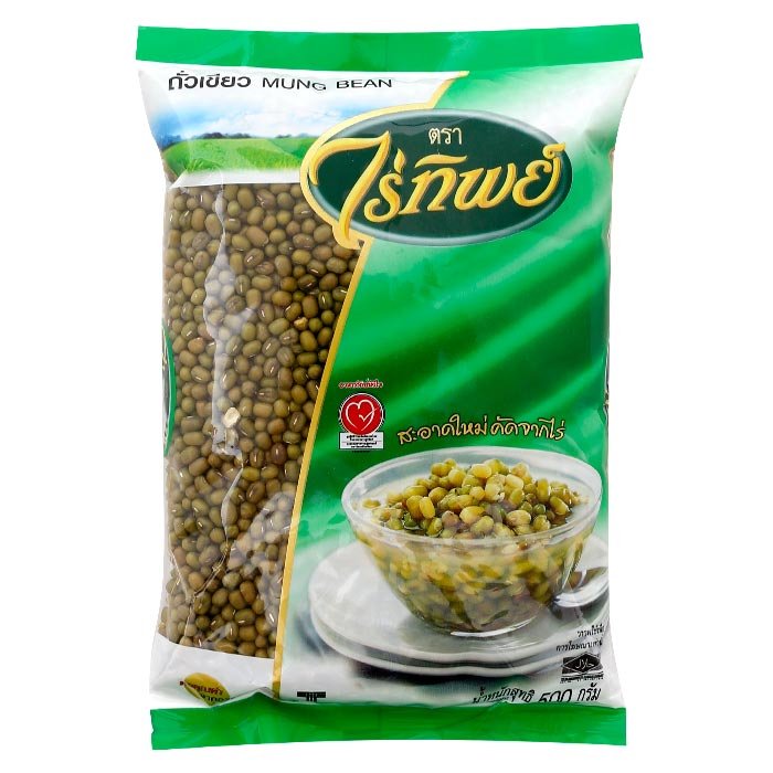 Raithip зеленых бобов зеленой фасоли 100% натуральный таиланд продукт 500g.