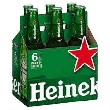 Оригинальное большое пиво Heinekens 250 мл в бутылке/
