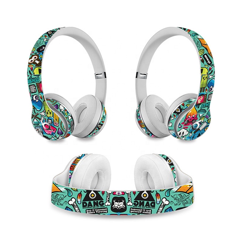 Оригинальная защитная пленка наклейка для Beats Solo 2 гарнитура обертывании Крышка для Beats Solo 3 беспроводные наушники