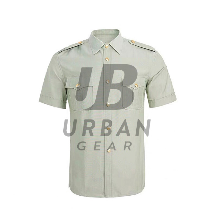 Top Quality Men's Security Guard Uniform Shirts With Customized Logo Printing New Arrival Men Guard Shirt