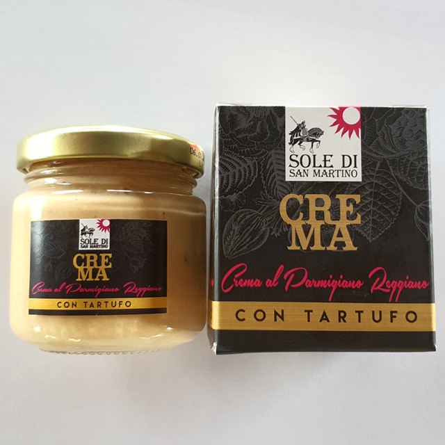Итальянский Премиум PDO Parmesan Parmigiano Reggiano сыр с черным ТРЮФЕЛЬНЫМ кремом 90 г