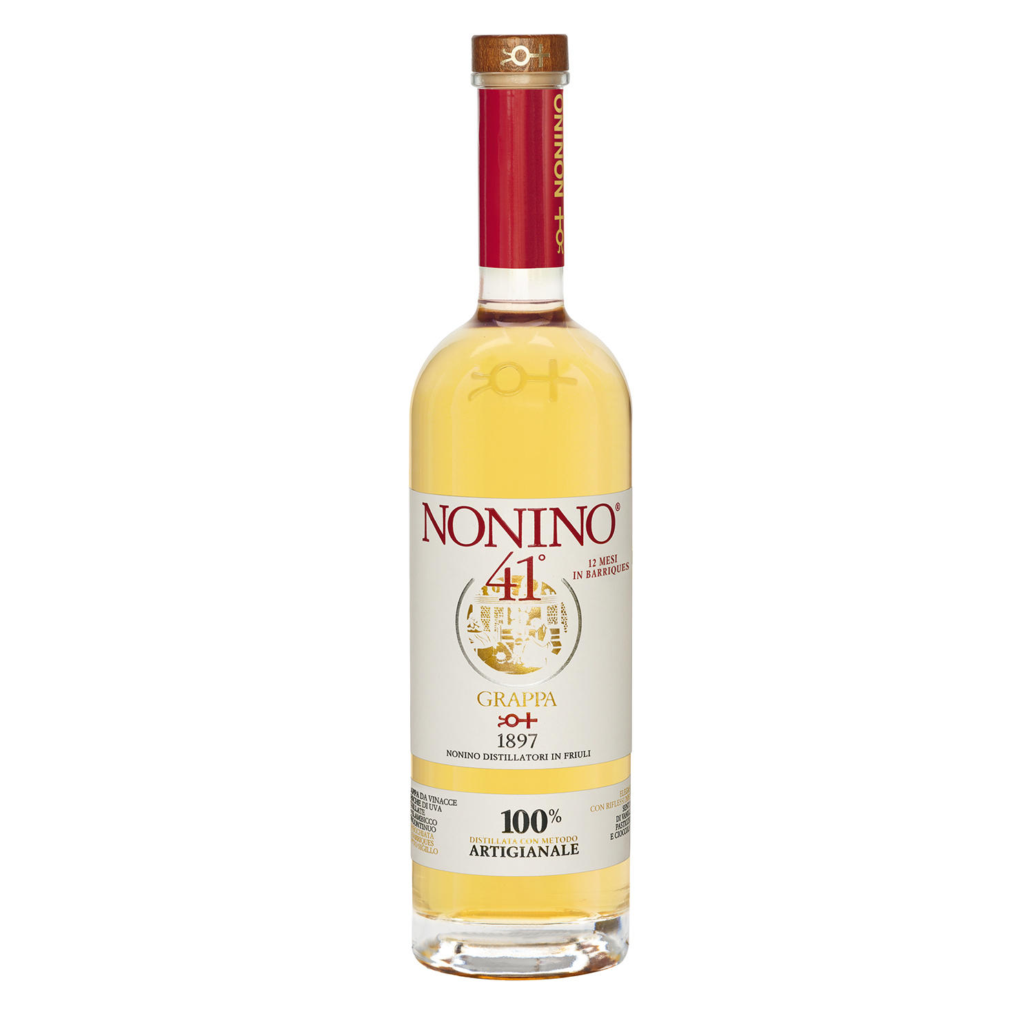 Итальянское Высокое качество OEM Grappa Nonino tradition, традиционная 41 резерва для пребывания в барриках 1000 мл