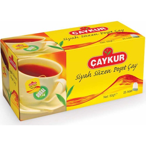 Турецкий черный чай Caykur чайный пакетик 50 г, 25 шт. чай для чашек
