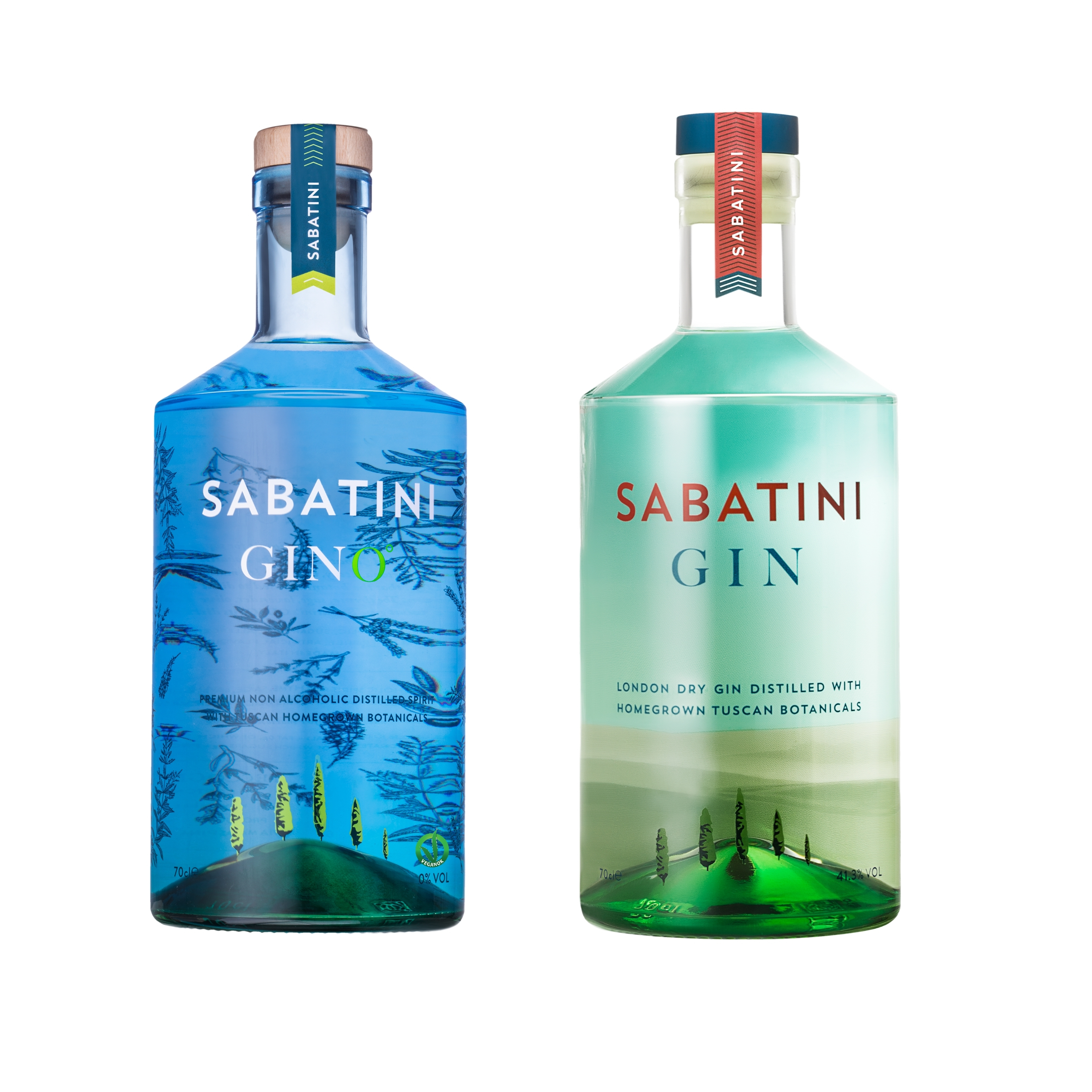 Коллекция Combo, высококачественный Тосканские алкозы Sabatini Gino - Sabatini Gin 70 cl-Сделано в Италии