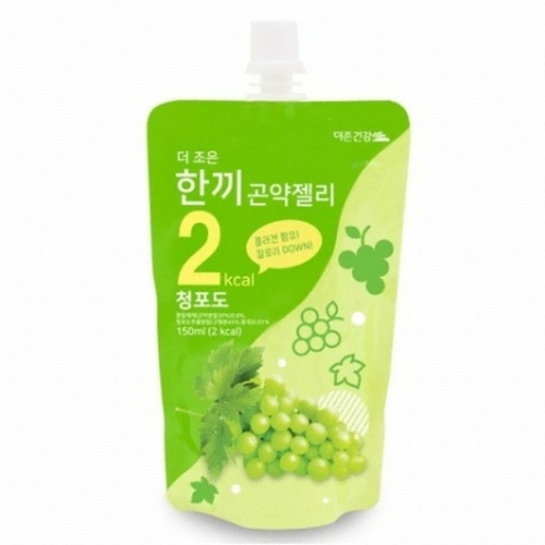 One Meal 2Kcal Green Grape Flavor Konjac Jelly Fish Collagen Diet Food Weight Loss Vitamin C Made in Korea
