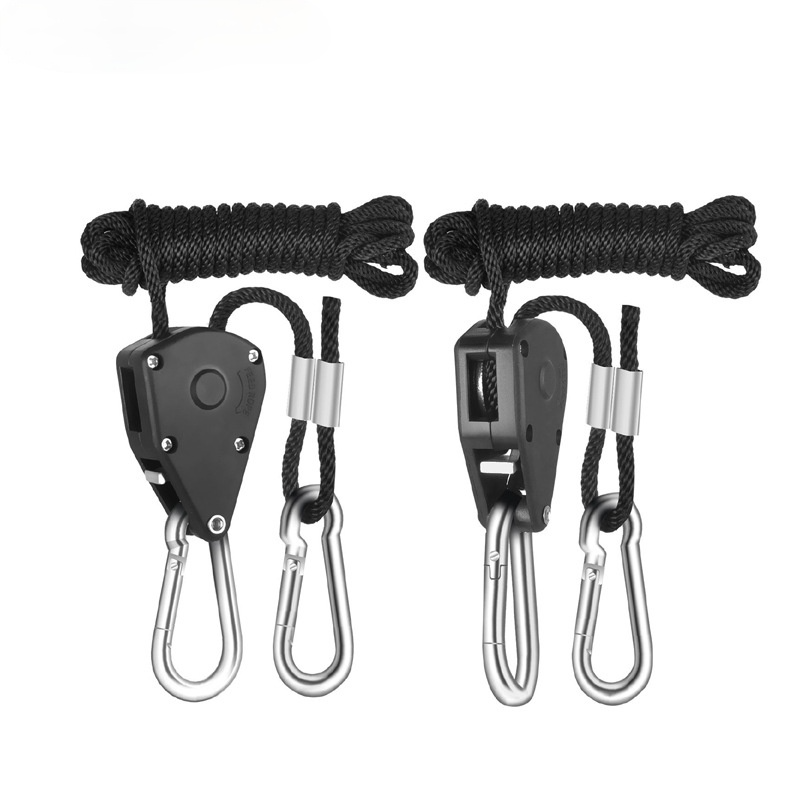 Heavy Duty Rope Ratchet Hanger for Hoisting Grow Lights Reflectors or other Growing Equipment